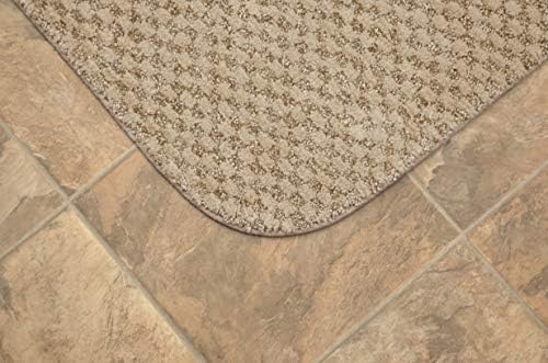 Garland Rug Cabernet Beige Linen 3 Piece Set - Lid Contour Bath