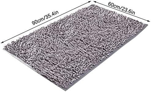 Scceatti 35x24 Non Slip Absorbent Shower Rug