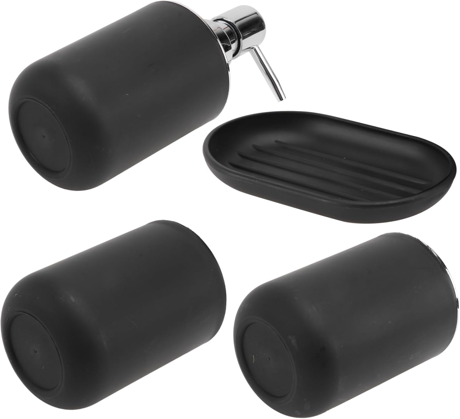 FELTECHELECTR 4PC Bathroom Supplies Set