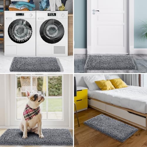 Yimobra Bath Rug Set 2 Piece Plush Shaggy Non-Slip Mats