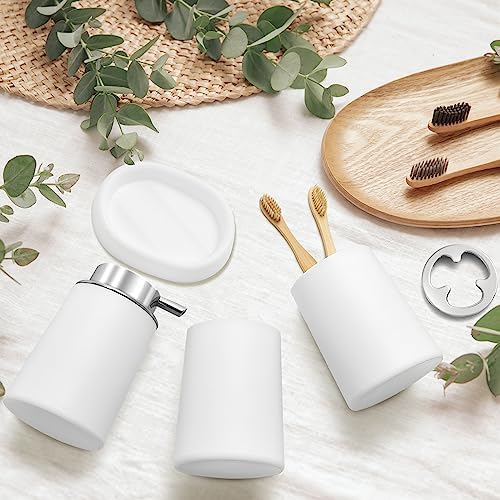 FEILANDUO 4 Pcs Bathroom Accessory Set
