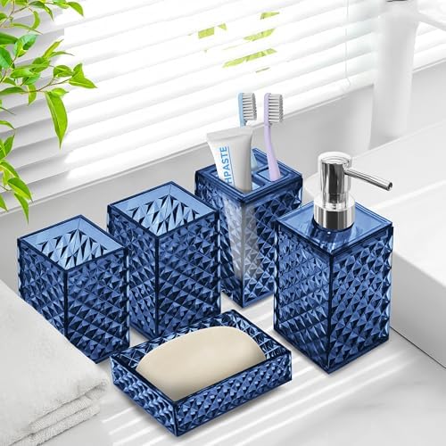 Seeatoo 5 Piece Boho Bathroom Decor Set