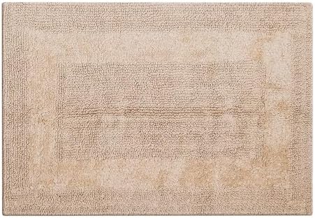 Ramanta Home 2 Piece Cotton Bath Rug Set - Reversible Soft Absorbent