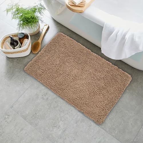 Home Weavers Fantasia Bath Rug Set - 17x24 Soft Cotton Absorbent Bath Mat