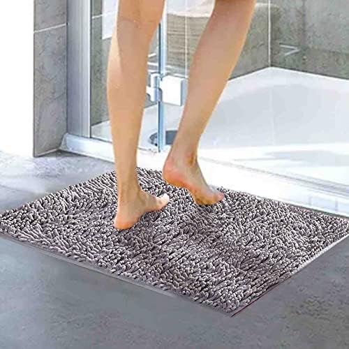 Scceatti 35x24 Non Slip Absorbent Shower Rug