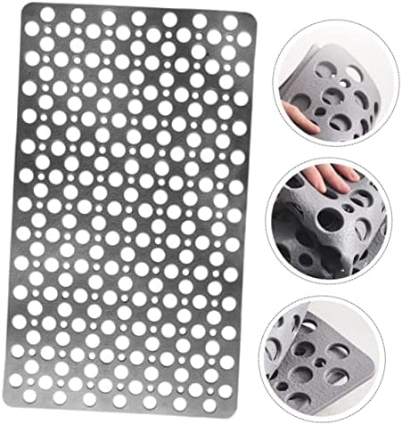 VOSAREA Non-Slip TPE Bath Mat with Suction Cups