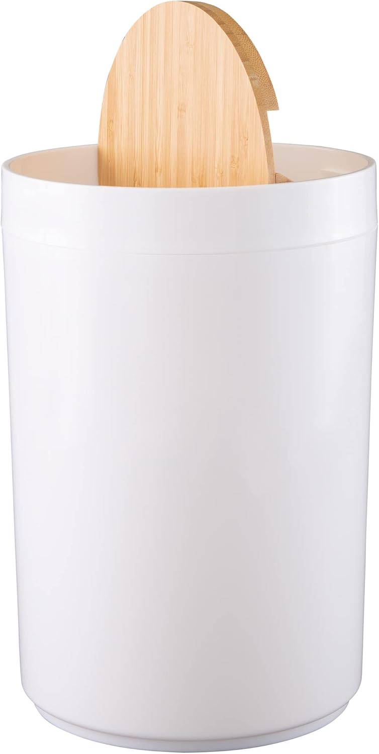 6-Piece Bathroom Accessories Set - White