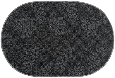 Luxuriate Bath Rug with Non-Slip Rubber Backing