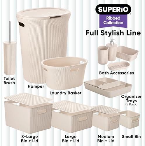 Superio 4-Piece Bathroom Accessories Set