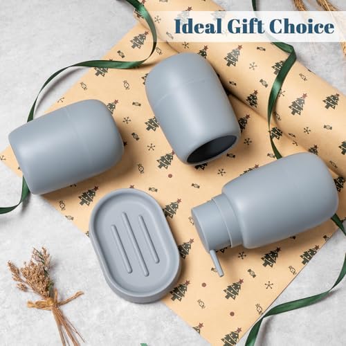UHEY HOME 4 Piece Bathroom Accessory Set