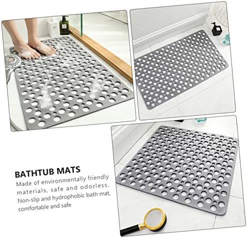 VOSAREA Non-Slip TPE Bath Mat with Suction Cups