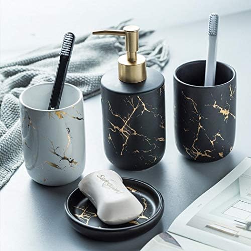 YYW Ceramic Bathroom Accessory Set - 3 Piece White