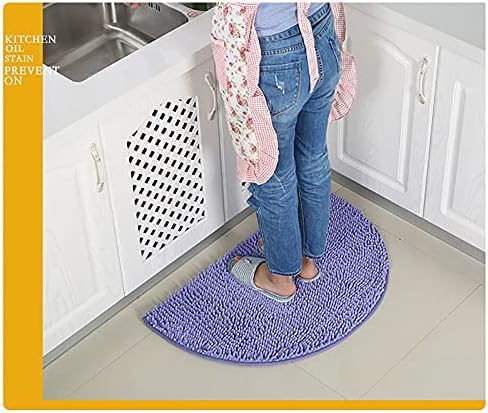 KELINFONG Thick Shaggy Bath Rug Set 20x14 Non-Slip Absorbent 1