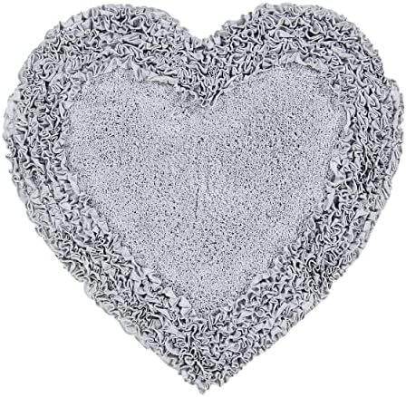 Better Trends Shaggy Border Bath Rug 100 Cotton 30 Heart