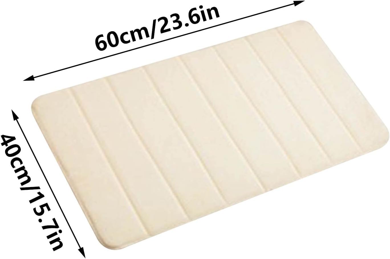 Soft Plush Bath Mat with Non-Slip Backing