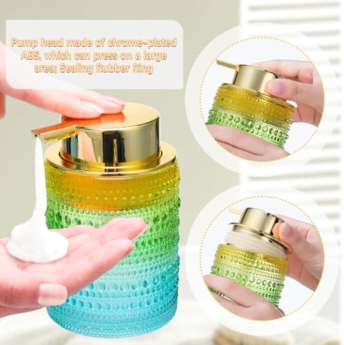 Nafhone Gradient Glass Bathroom Accessories Set 2 Pcs