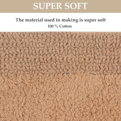 Home Weavers Luxury 100 Cotton Reversible Bath Rug Set 1