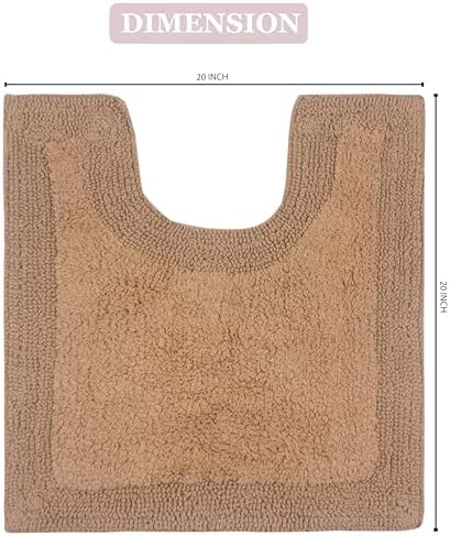 Home Weavers Luxury Cotton Reversible Bath Rug Set