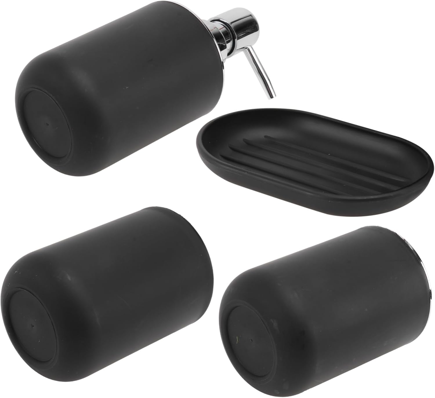 LIFKICH Toilet Accessory Kit 4pc Bathroom Supplies
