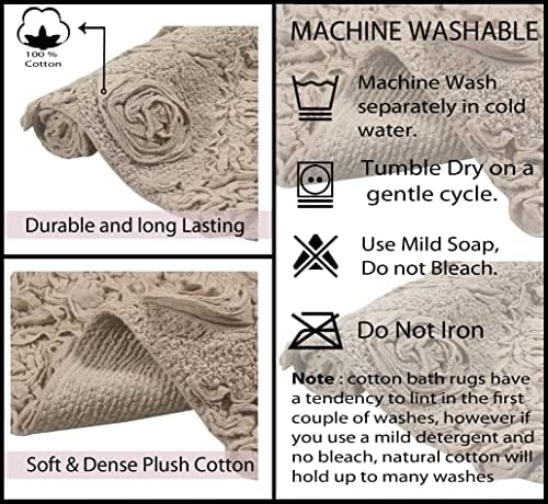 Home Weavers Modesto Bath Rug Set 2 Piece SM