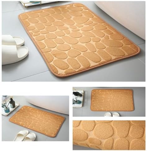 Memory Foam Bath Mat with Non-Slip PVC Backing