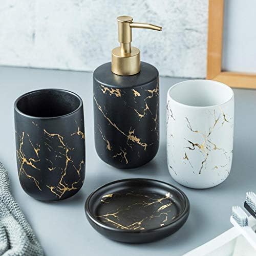 YYW Ceramic Bathroom Accessory Set - 3 Piece White