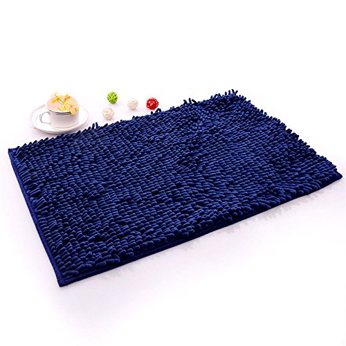 IVYRISE Anti-Slip Bath Mat Blue 60x40cm