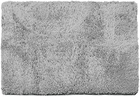 Clara Clark Silver Bath Rug Set 32 x 48 Inches
