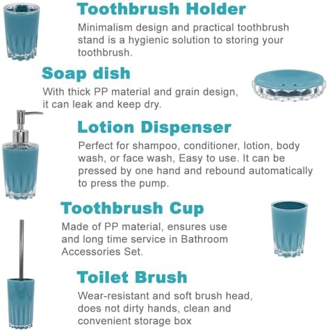 Liuonnam 5-Piece Bathroom Accessories Set