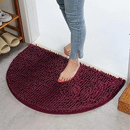 KELINFONG 20x14 Inch Non-Slip Shaggy Bath Rug Set