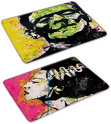 Giosve Funny Gothic Couple Doormats Set of 2