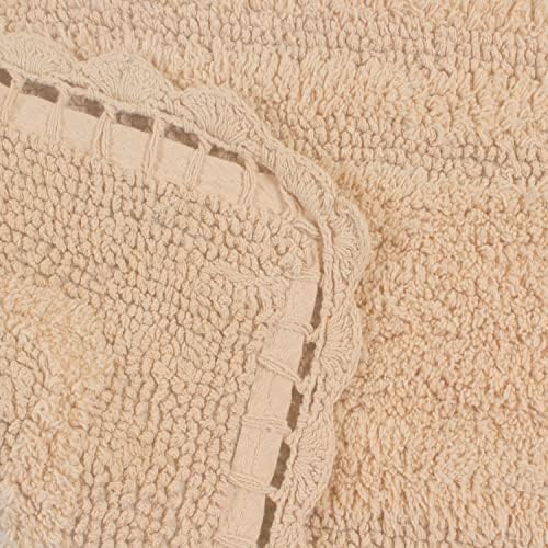 Home Weavers Reversible Cotton Bath Mat Set 3 Piece