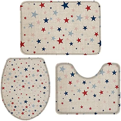 American Stars Independence Day Bathroom Rug Set of 3 - Small 1