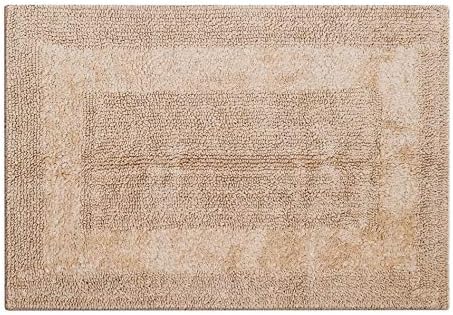 Ramanta Home 2 Piece Cotton Bath Rug Set - Reversible Soft Absorbent