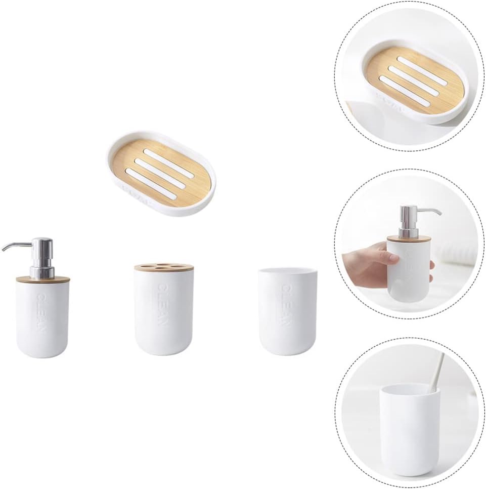 Cabilock 4-Piece Bathroom Organization Set