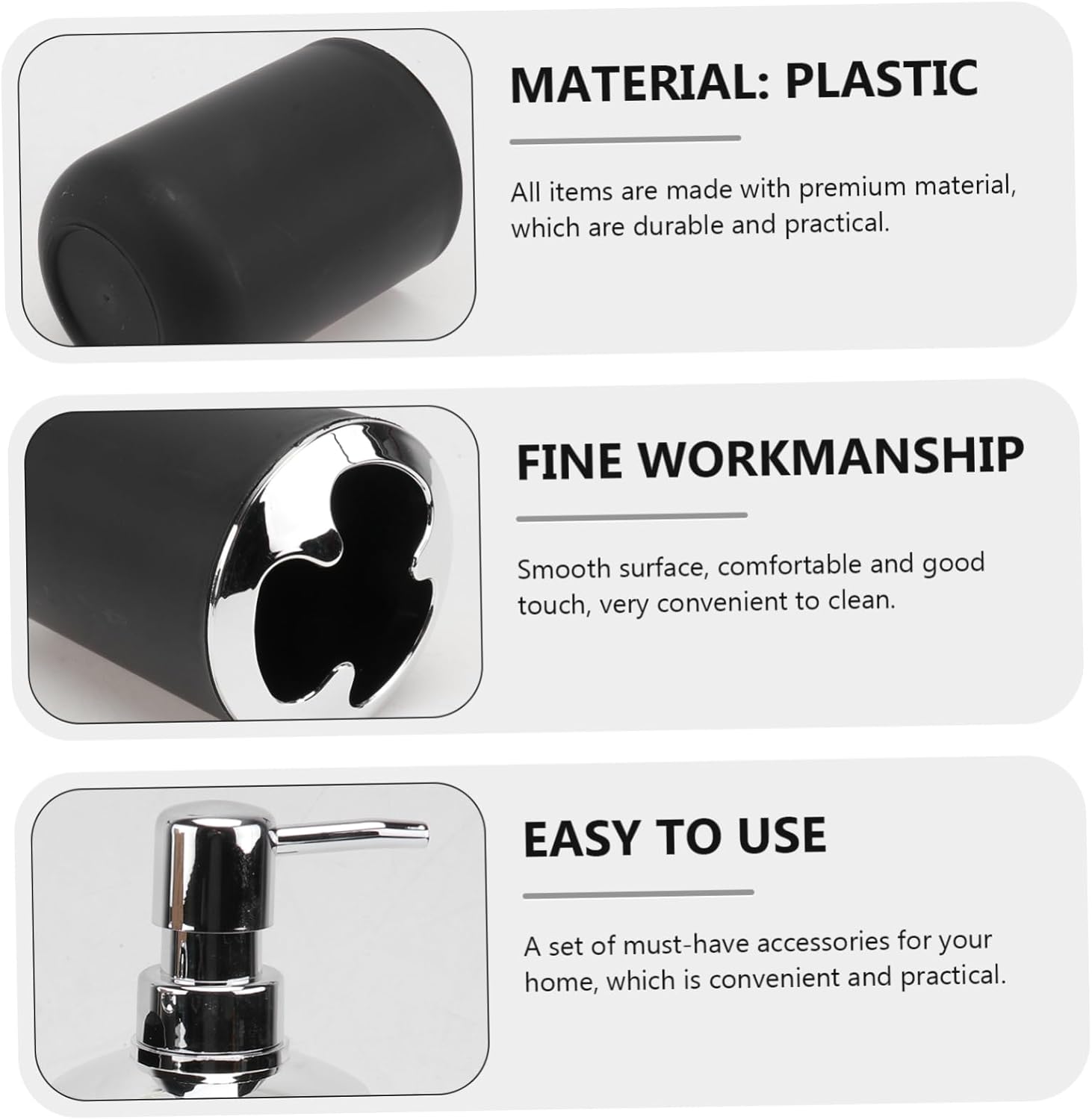 LABRIMP Four-Piece Toiletry Set Bathroom Essentials Kit 1
