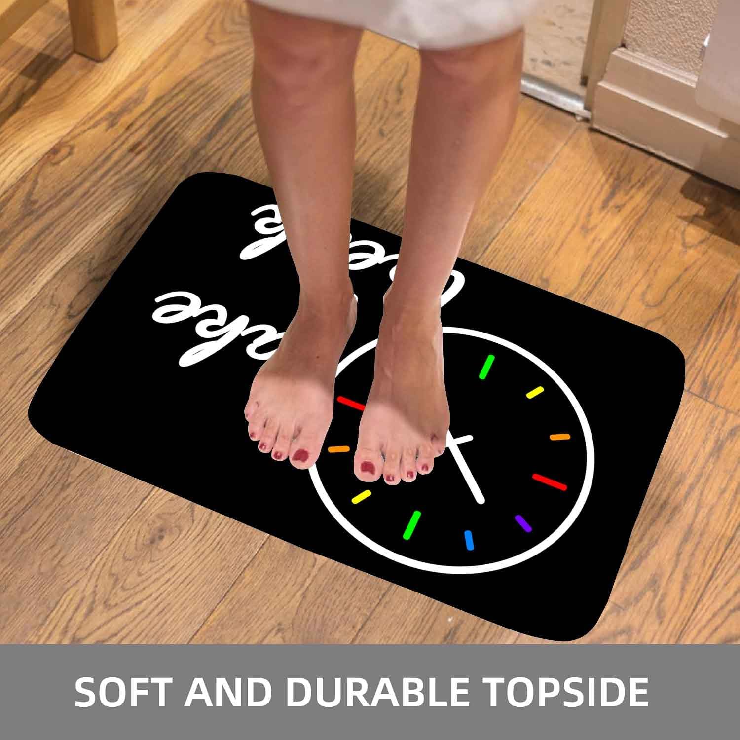 Simsant Thick Memory Foam Bath Mat for Kids and Teens