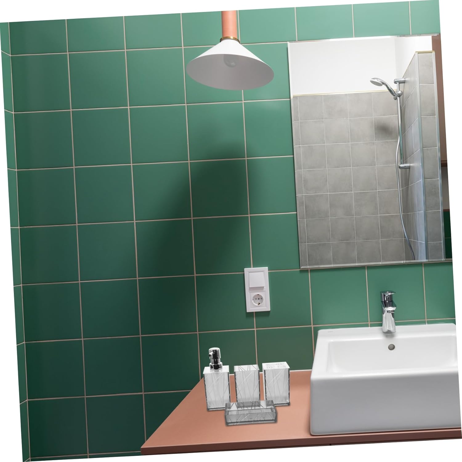 IMIKEYA 1 Set Bathroom Essentials Dispenser Kit