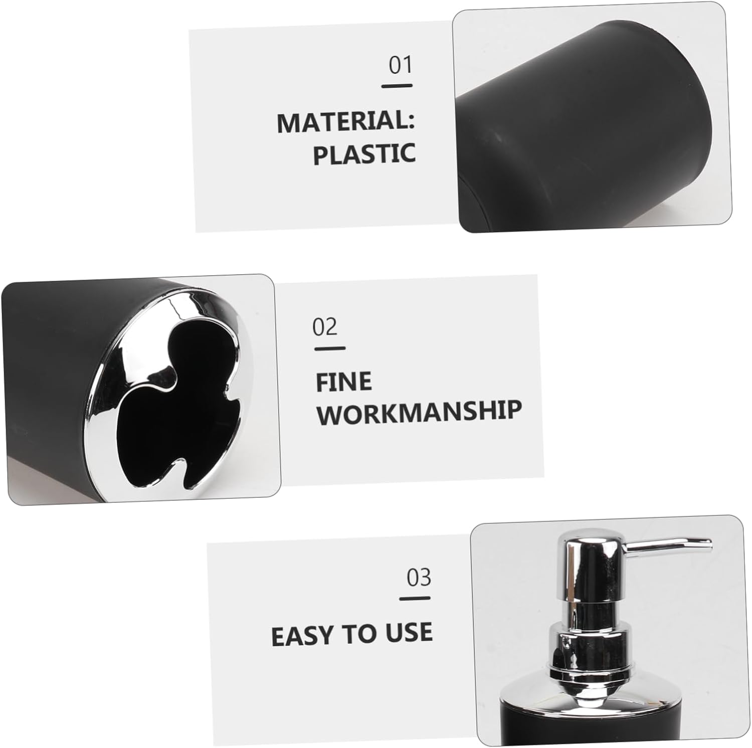 HOLIDYOYO 4pc Modern Bathroom Tumbler Set