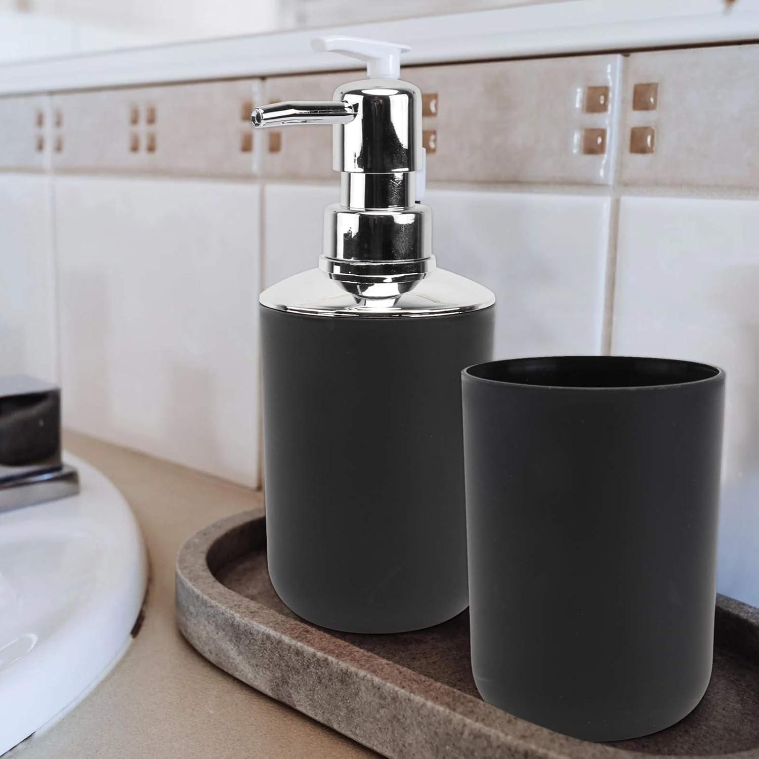 Beaupretty 4-Piece Bathroom Wash Set