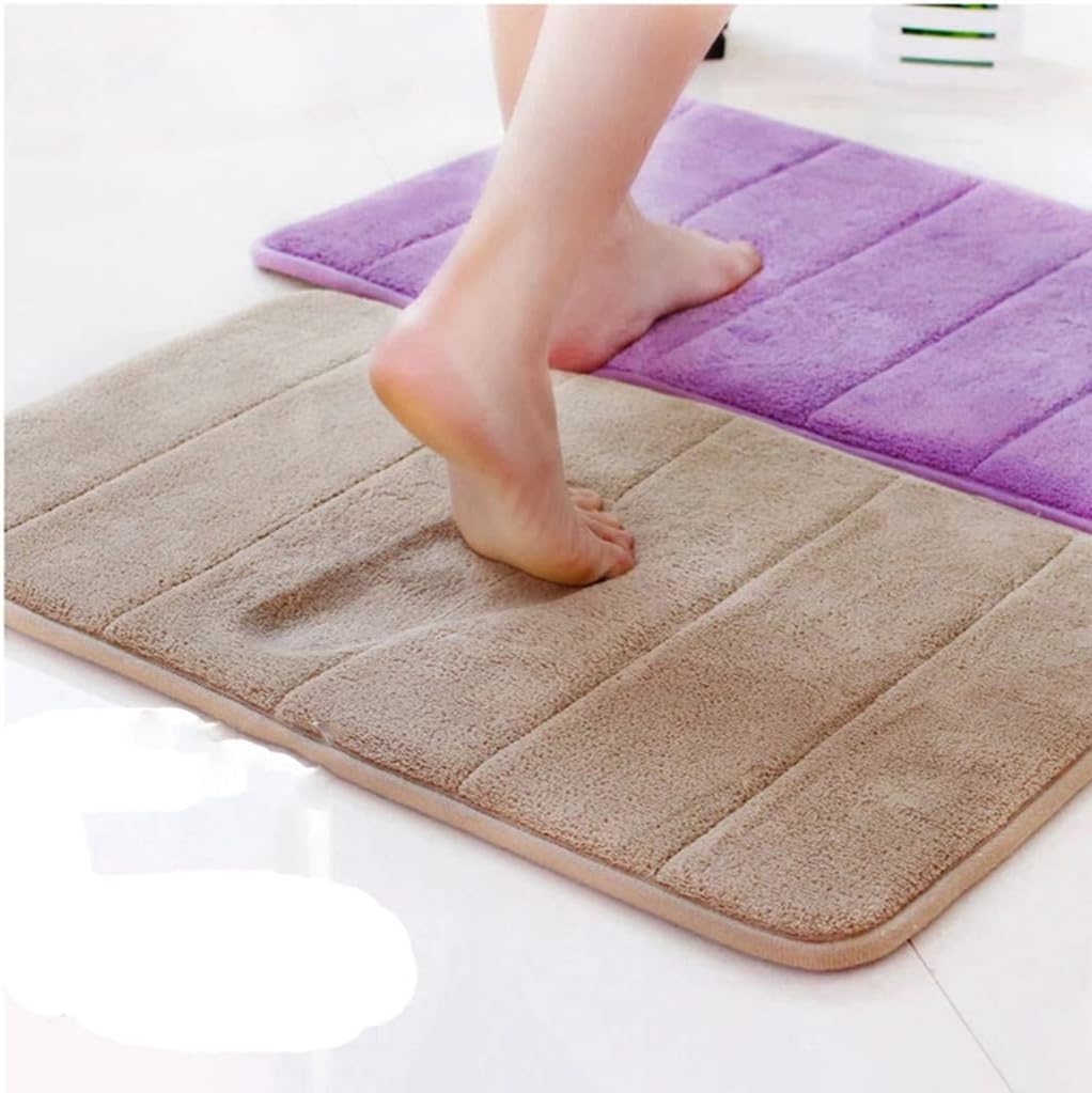 Memory Foam Bath Mat Rug - Non-Slip Soft and Water Absorbent