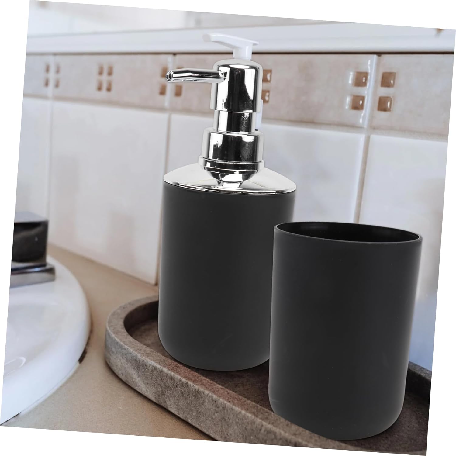 RORPOIR 4-Piece Toilet Set Bathroom Accessories