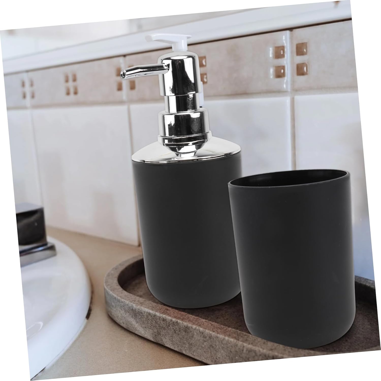 SHOWERORO 4 Piece Bath Accessory Kit