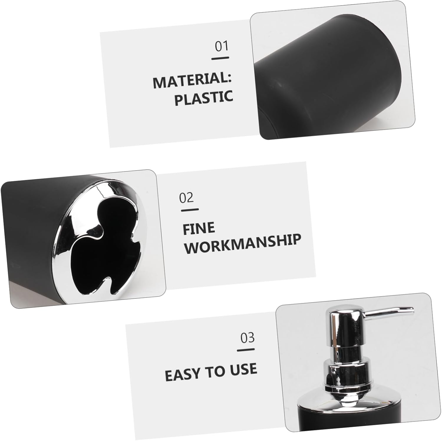 UTHCLO 4PC Toiletry Set Bathroom Accessories Kit