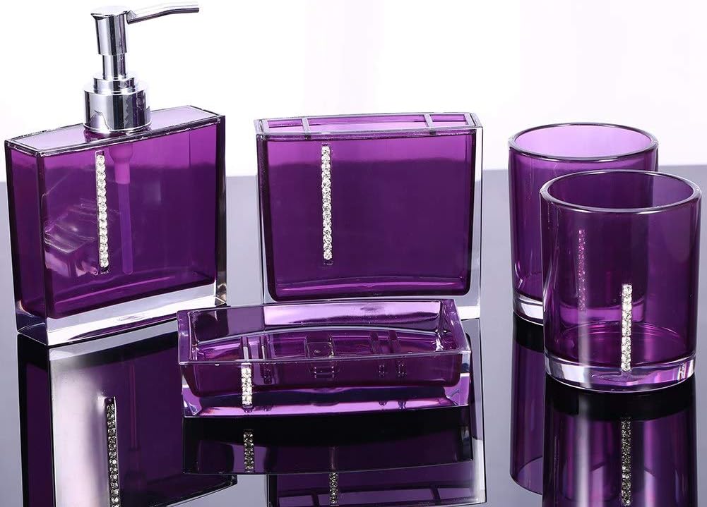 Yosoo 5 Piece Bathroom Accessory Set