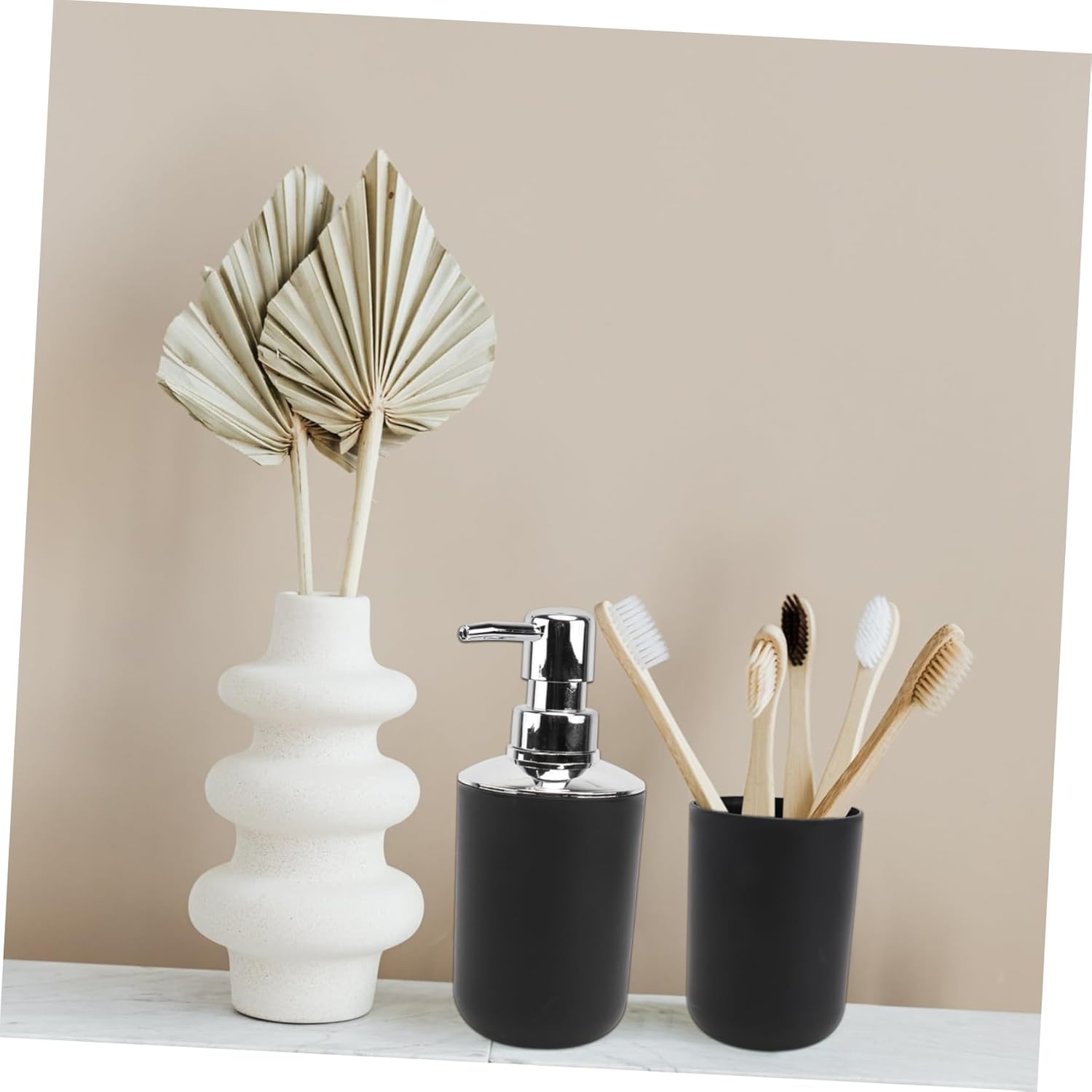 LIFKICH Toilet Accessory Kit 4pc Bathroom Supplies