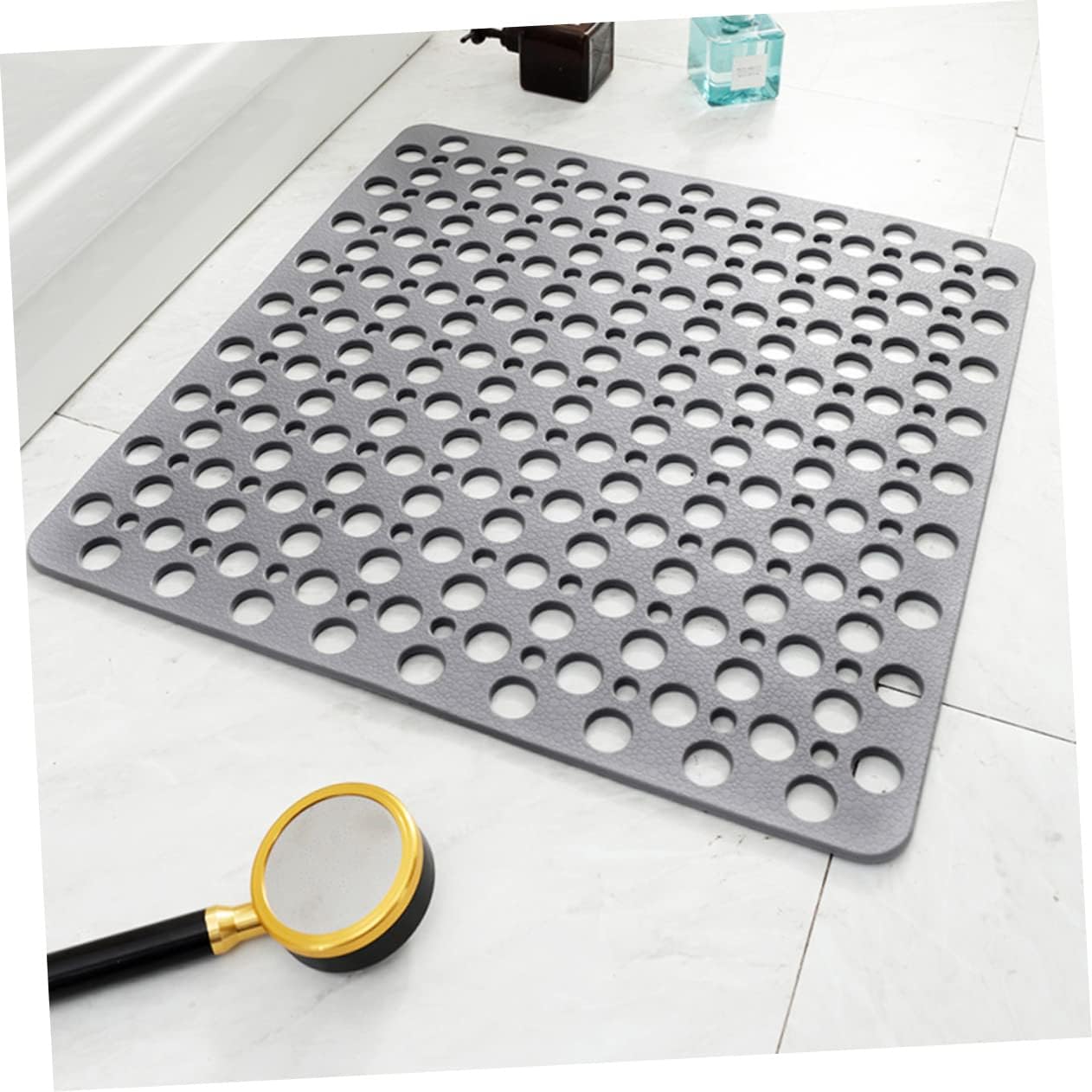 VOSAREA Non-Slip TPE Bath Mat with Suction Cups