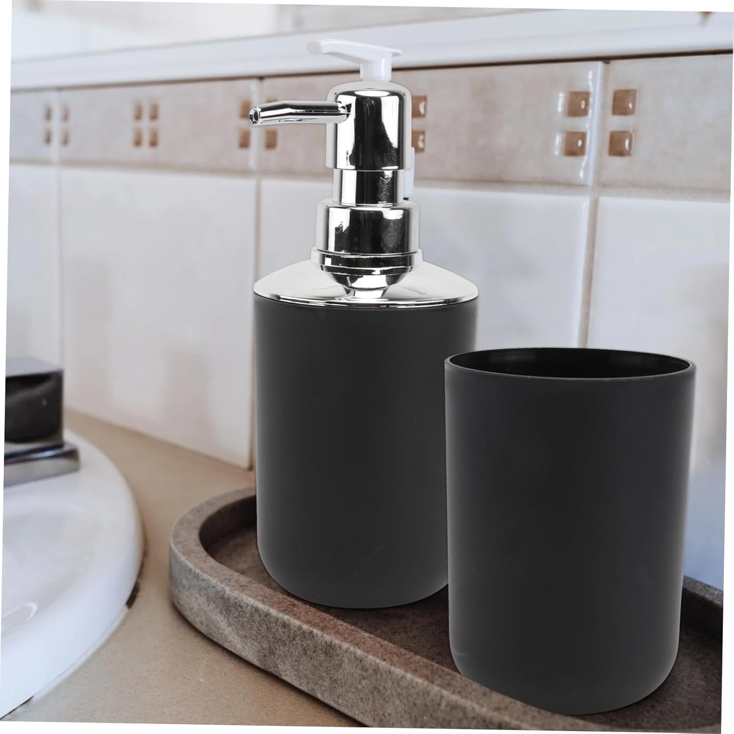 HOOTNEE 4pcs Tooth Brushing Cup Set