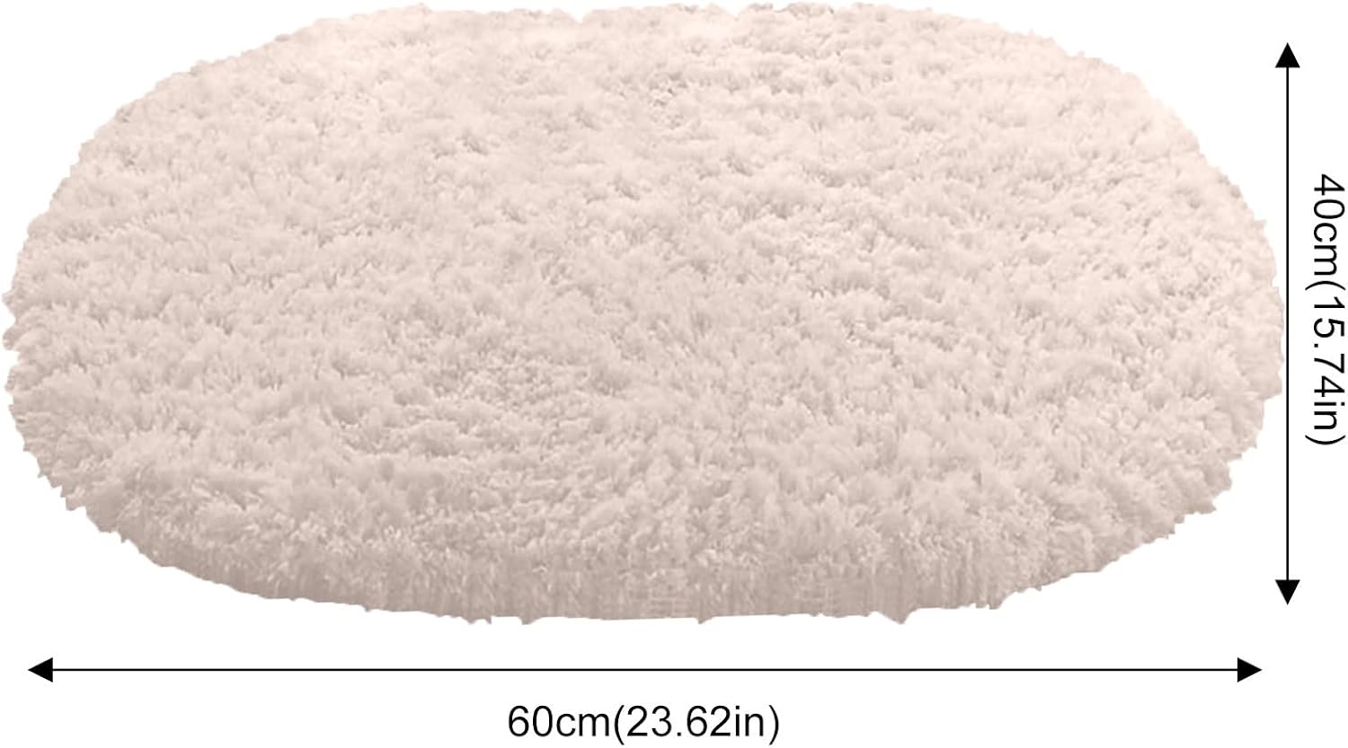 Gooddyiyukey Non-Slip Bath Rug Set 27x18 Inch Microfiber Plush