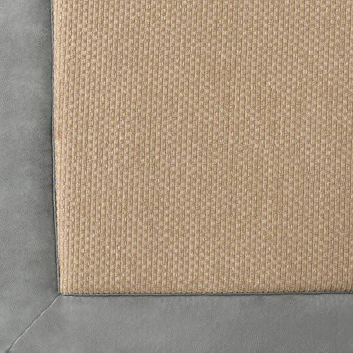 Lavish Home 2pc Memory Foam Bath Mat Set - Platinum and Tan